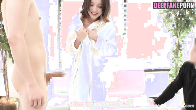 (佐々木希 偽の有名人のポルノ) husband cuckold watching her hot game, ai Nozomi Sasaki