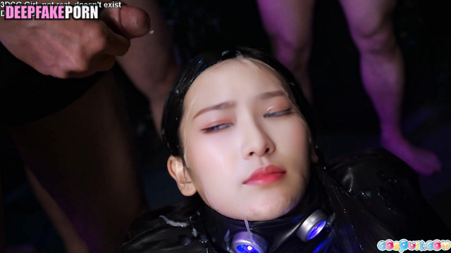 Her hair was completely covered in sperm (Minju fakeapp) アイズワン フェイクポルノ [PREMIUM]