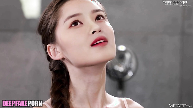 Black tongue was in all her holes that night / Minju アイズワン ヌード A.I. [PREMIUM]