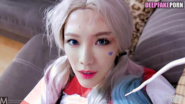 少女時代 人工知能 babe dressed for you like a super villain, Taeyeon face swap [PREMIUM]