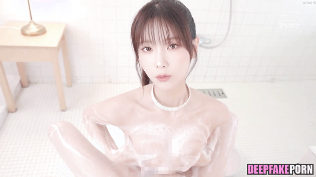 Brunette loves bright emotions in sex, Taeyeon face swap 少女時代 フェイクポルノ [PREMIUM]