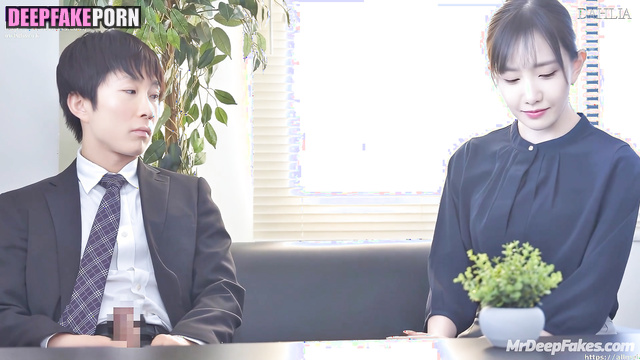少女時代 ディープフェイクビデオ office workers enjoying genitals each other, ai Yoona