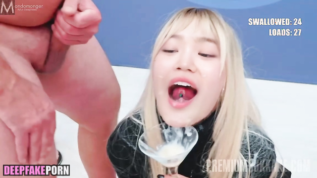 Celebrity sex Chaewon never swallowed so much cum 有名人のセックス アイズワン IZ*ONE [PREMIUM]