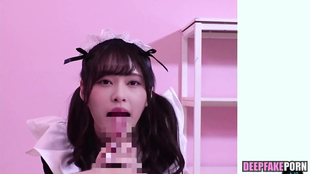 アイズワン Minju sucks my cock patiently pov IZ*ONE キムミンジュ fake porn フェイクポルノ