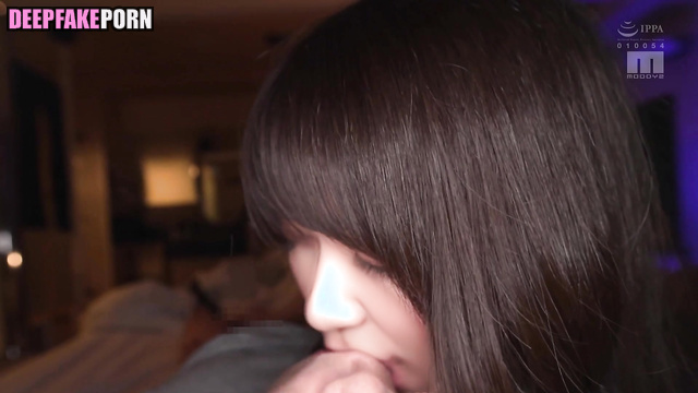 アイズワン 本物の偽物 Minju enjoying tender kisses after oral sex (fake porn) [PREMIUM]