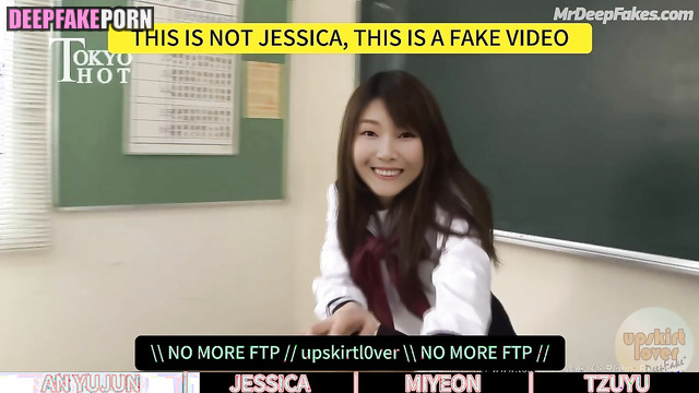 Ai Yujin, Jessica, Miyeon & Tzuyu having fun at school アイズワン ディープフェイクビデオ