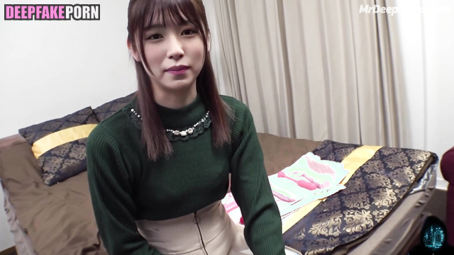 She first satisfied herself and then got sex / Mina (トゥワイス ポルノ) face swap