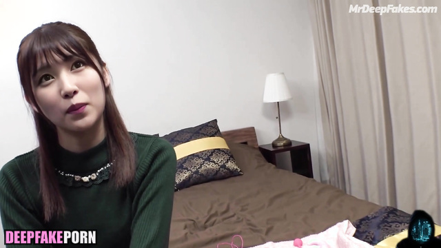 She first satisfied herself and then got sex / Mina (トゥワイス ポルノ) face swap