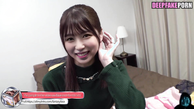 She first satisfied herself and then got sex / Mina (トゥワイス ポルノ) face swap