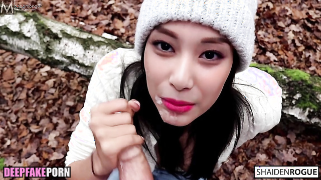 トゥワイス 本物の偽物 horny Tzuyu met a stranger in the park - adult tape [PREMIUM]