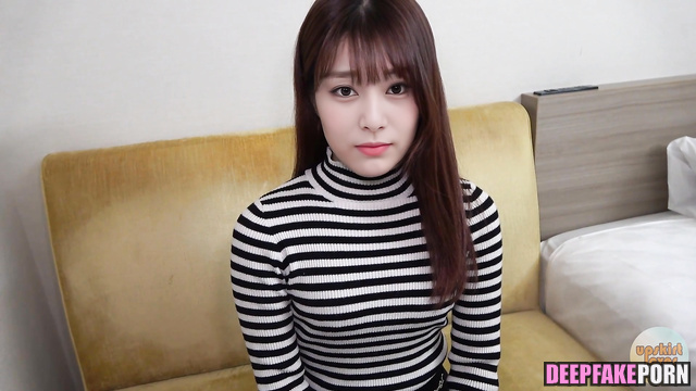 Tiny brunette Tzuyu (トゥワイス 本物の偽物) adores adult games with boys - A.I. [PREMIUM]