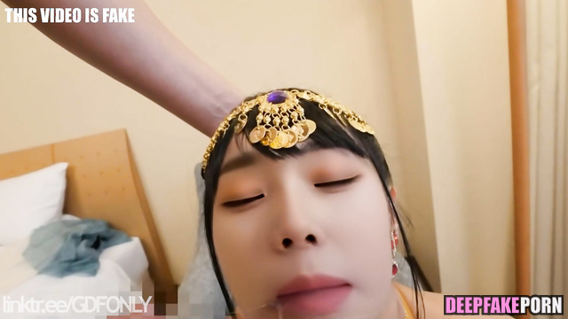 Asian belly dancer making blowjob in the hotel (Winter fakeapp) 윈터 에스파 [PREMIUM]