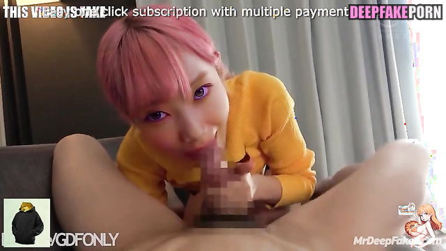 Passionate asian couple enjoying their evening, Biblee (이성경 딥페이크) A.I.