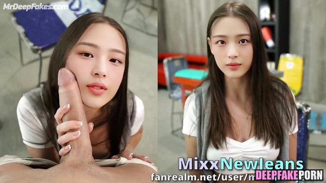 Minji is not afraid to look into the eyes during blowjob ニュージーンズ 性別 A.I.