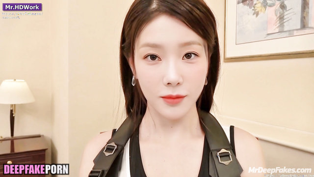 This whore is expensive and for good reason, Taeyeon face swap 少女時代 人工知能