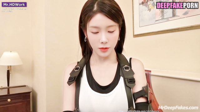 This whore is expensive and for good reason, Taeyeon face swap 少女時代 人工知能