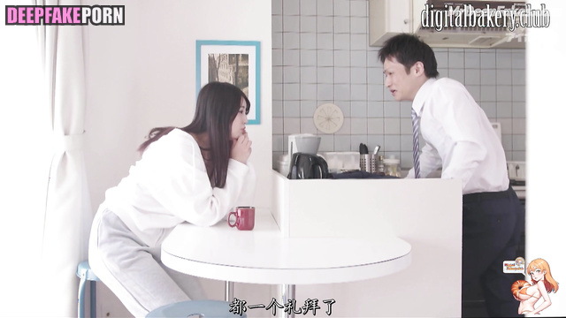 アイヴ ディープフェイク skinny lady feels confident in his arms, Wonyoung face swap