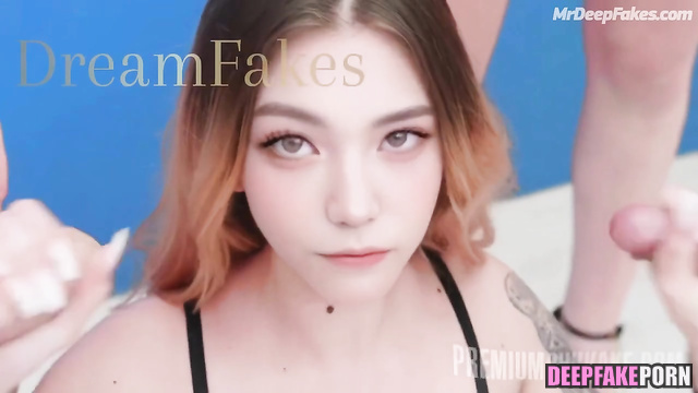 Bukkake event with horny brunette Wonyoung アイヴ ポルノ internet celebrity