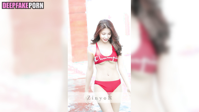 Bikini babe loves fuck in the pool (카리나 에스파) Karina in hot sex tapes