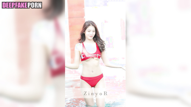 Hot asian babe wants you near the pool / Joy (조이 레드벨벳) solo ai scenes [PREMIUM]