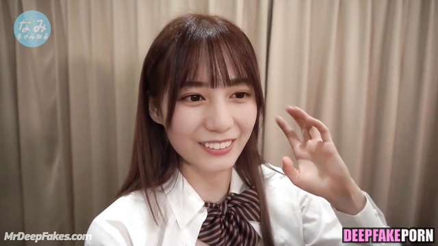 (小坂 菜緒 日向坂46) modest japanese schoolgirl trying adult love, ai Nao Kosaka