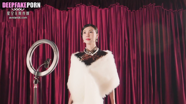 Man with mustache fucked her sweetly 金晨 充满激情的性爱 Gina Jin in adult tape [PREMIUM]