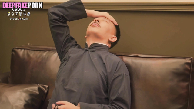 Man with mustache fucked her sweetly 金晨 充满激情的性爱 Gina Jin in adult tape [PREMIUM]