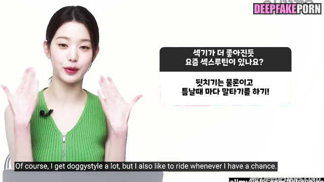 アイヴ ディープフェイク エロ housemaid relaxing with two cocks - Wonyoung real fake