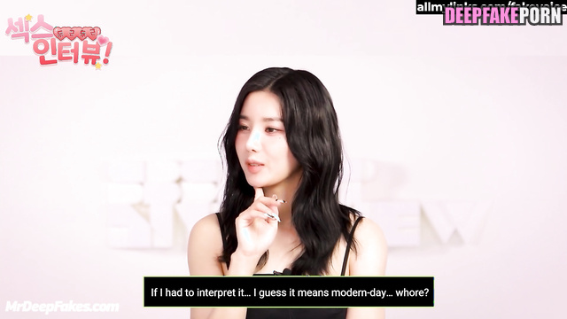 Pretty girl Eunbi (アイズワン フェイクポルノ) wants to be your mature lover - A.I.