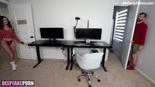 Your dick is the best Christmas gift for her, Pokimane in pov sex scenes