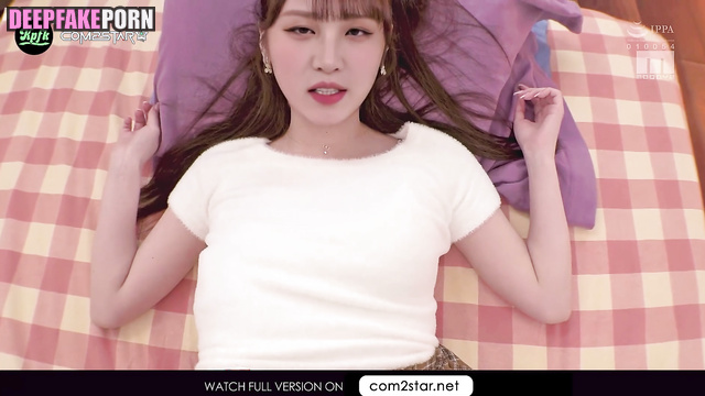 He stroking her and is about to fuck / Yuqi (G)I-DLE fake erotic 송우기 포르노