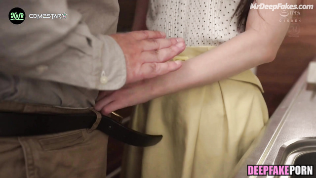 She licked the chubby old fart's nipples, Sakura face swap アイズワン フェイクポルノ