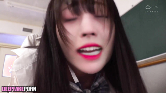 Classmates enjoying oral sex after classes 鞠婧禕 充满激情的性爱 Ju Jingyi A.I. [PREMIUM]