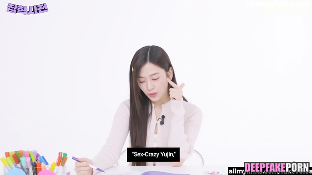 Two lovers of Yujin met and fucked this naughty bitch アイヴ IVE セックスシーン sex scene