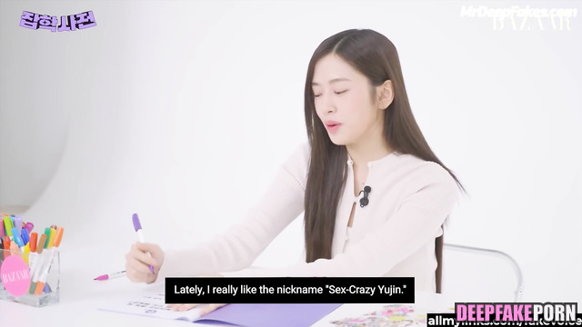 Two lovers of Yujin met and fucked this naughty bitch アイヴ IVE セックスシーン sex scene