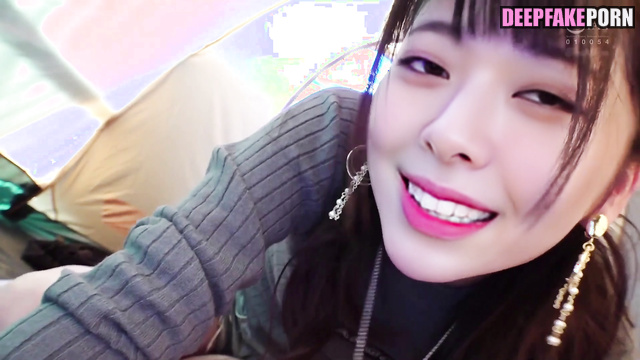 있지 ITZY 섹스 장면 Sex scene Yuna fucks with her friend in a tent pov 유나 [PREMIUM]