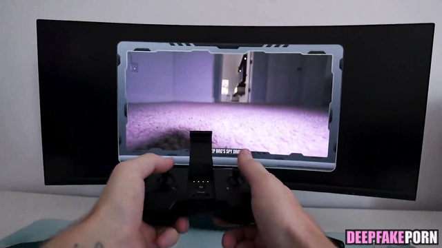 QuarterJade gets so horny that she plays with two sex toys face swap