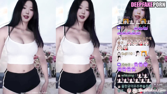 Busty Wonyoung performs her seductive dance アイヴ IVE アダルトビデオ adult video