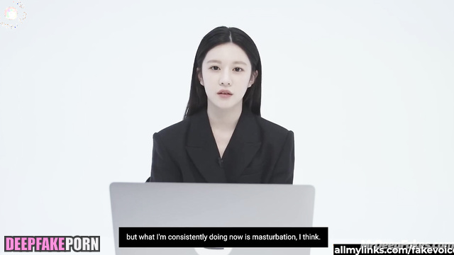 고윤정 딥 페이크 에로틱 slut watching her leaked porn video - pov Go Youn-Jung