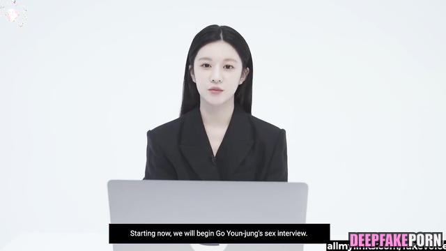 고윤정 딥 페이크 에로틱 slut watching her leaked porn video - pov Go Youn-Jung