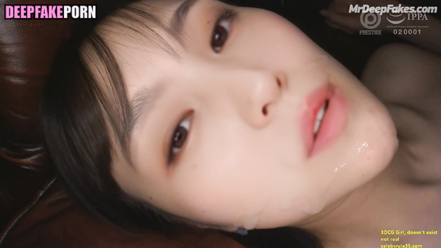 Han So-hee looks good with cum on her pretty face 한소희 face swap 얼굴 스왑