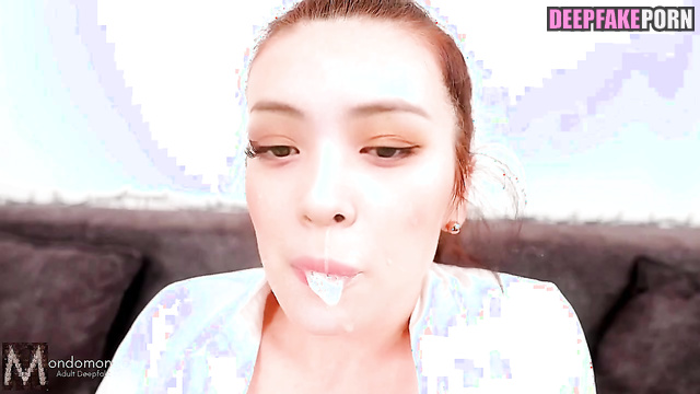 Babe loves to feel sperm in the mouth / Ryujin ITZY face swap 류진 포르노 [PREMIUM]