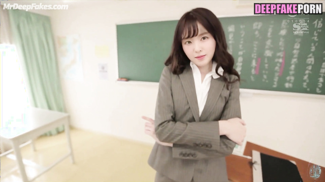 Irene 아이린 becomes very naughty teacher to her student Red Velvet 레드벨벳 fake porn 가짜 포르노