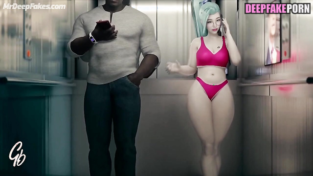 Busty Hyoon in 3D animation gets fucked like a slut fake porn