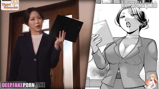 She has to fuck with boss / Hyunjin LOONA deepfake erotic 현진 인터넷 연예인