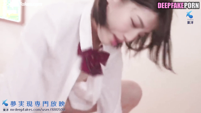 Fake Sei Shiraishi (白石聖 フェイクポルノ) was shocked from orgasm with you