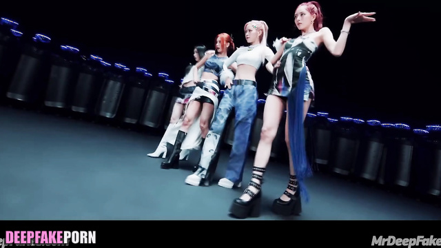 있지 가짜 연예인 포르노 ITZY pmv porn - girls fucking with producers