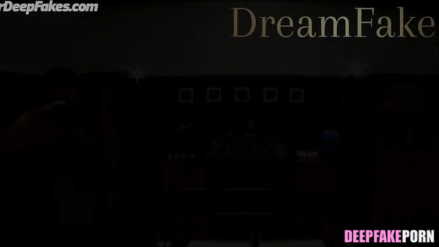 News anchor 本物の偽物 Wonyoung cums from my hands while she is on airアイヴ IVE real fake