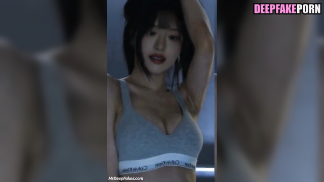 Busty Kpop idol Yujin アイヴ pleases fans with new dance video IVE 本物の偽物 real fake