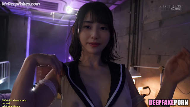 浜辺美波 ディープフェイク Minami Hamabe and brightest adventure with fuck-machine, ai